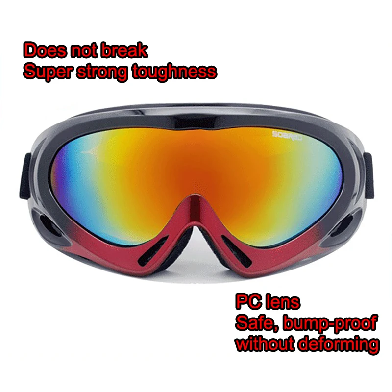 new Winter Skiing Goggles Snow Sports Snowboard Anti-fog Snowmobile Windproof Dustproof Glasses Skate Ski Eyewear