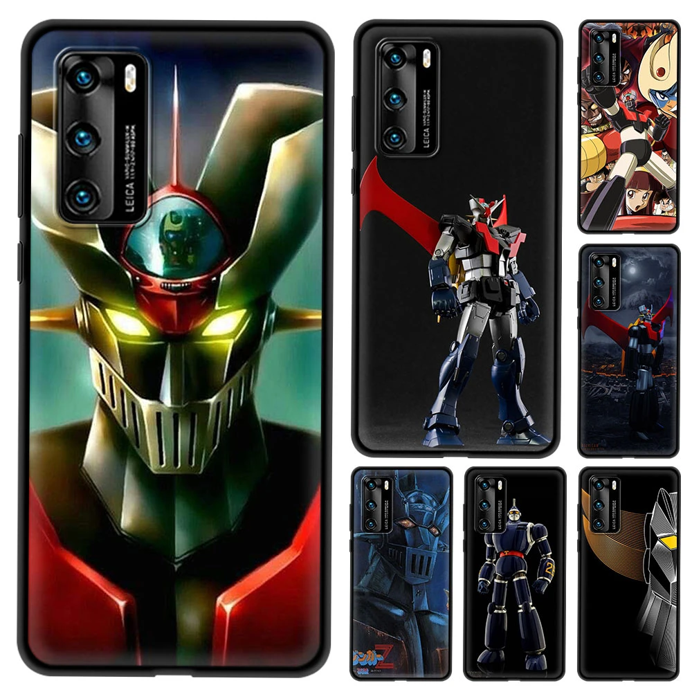 Phone Case For Huawei P40 P30 P Pro P10 Lite Soft Cover For Huawei P Smart Z Y9a Y7a Y7 P30lite Shell Japan Manga Mazinger Z Phone Case Covers Aliexpress