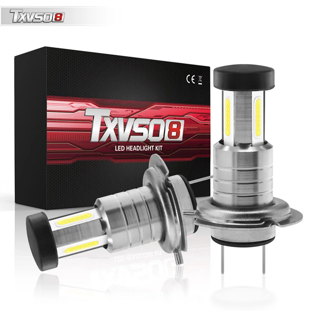2Pc LED Head Light Fog Lamp 6000K 110W 26000LM DC9V-32V IP68 360 Degree for TXVSO8 M7 MAX H7 Waterproof Headlights Car Accessory |
