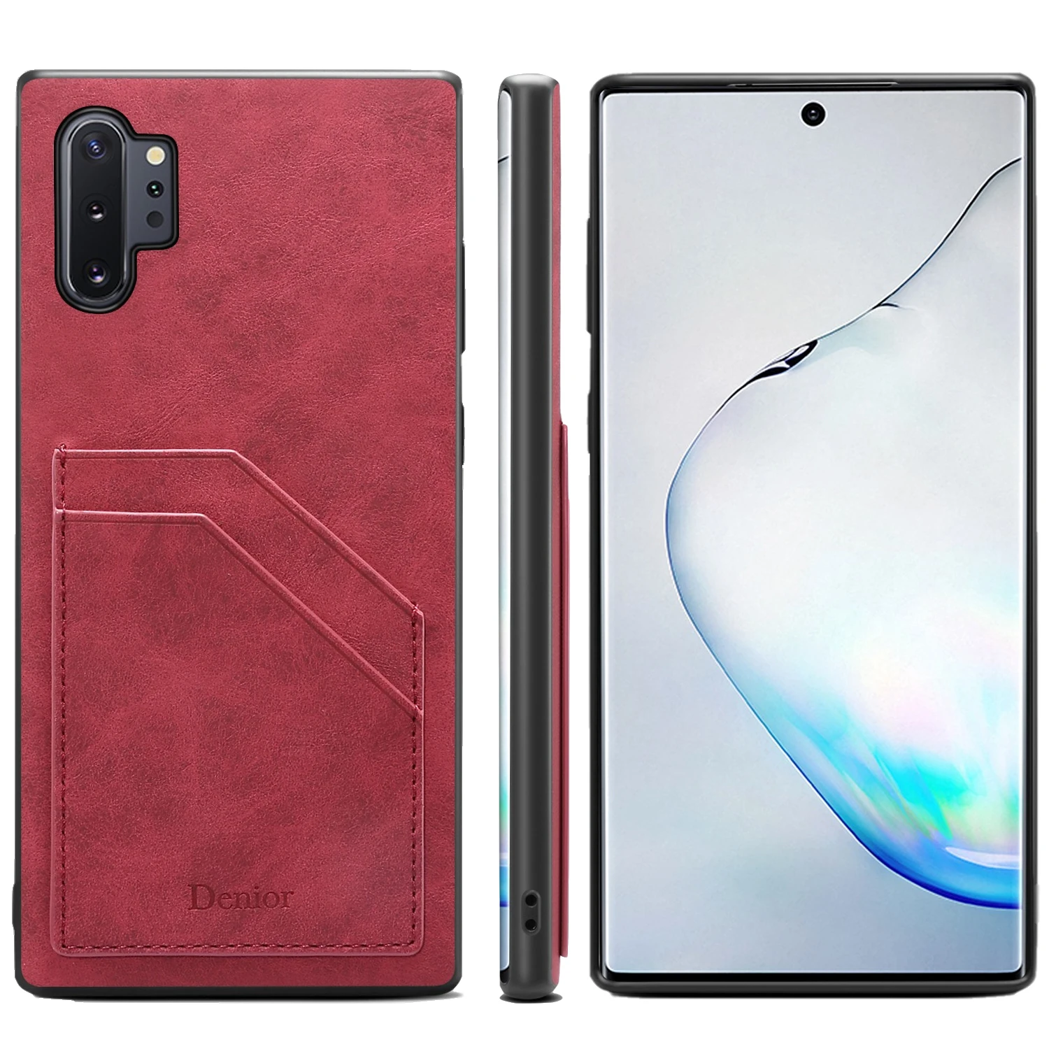 Для samsung Note 10 Plus чехол для samsung Galaxy Note 10 S10 5G S10e S10 Plus PU кожаный двойной слот для карт противоударный чехол