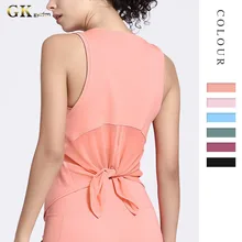 Gymkm, Спортивная майка для йоги, для женщин, дышащая, быстросохнущая, для тренировок, бега, спортивные футболки, для активных тренировок, Джерси, топы, спортивная одежда