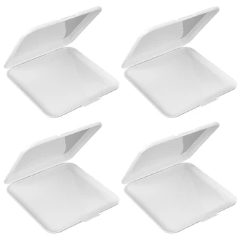 

4pcs Portable Mask Case Dustproof Mask Container Mask Storage Box (Without Logo)