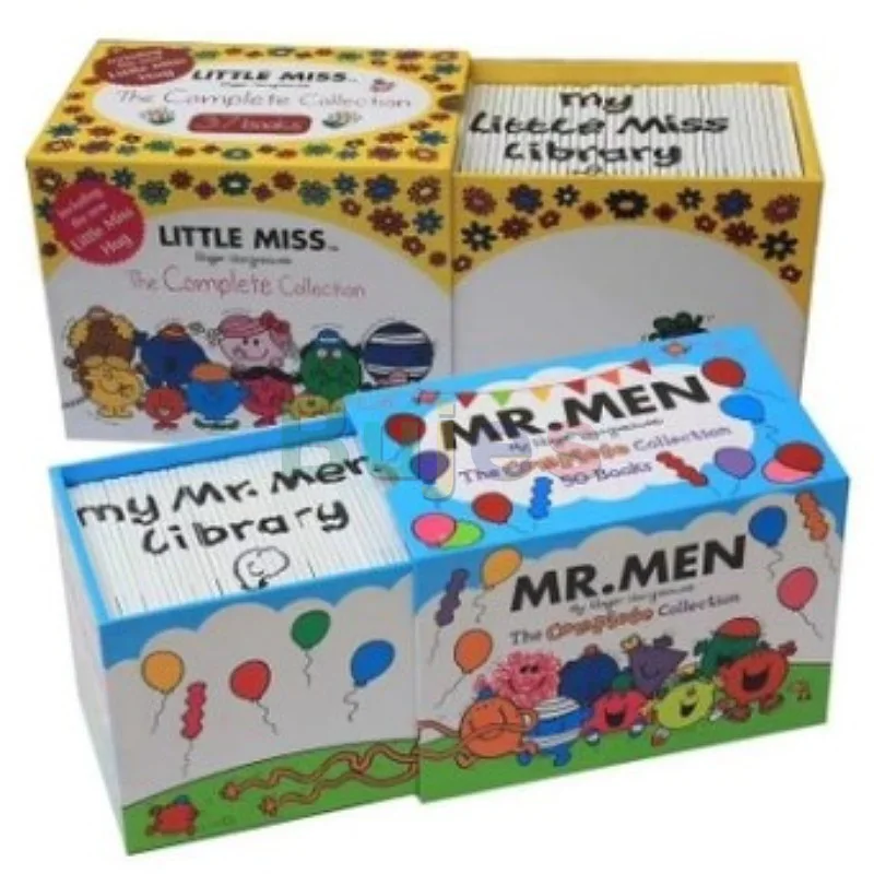 87 книг/набор полный набор книжек Mr Men Little Miss книга с рассказами на английском