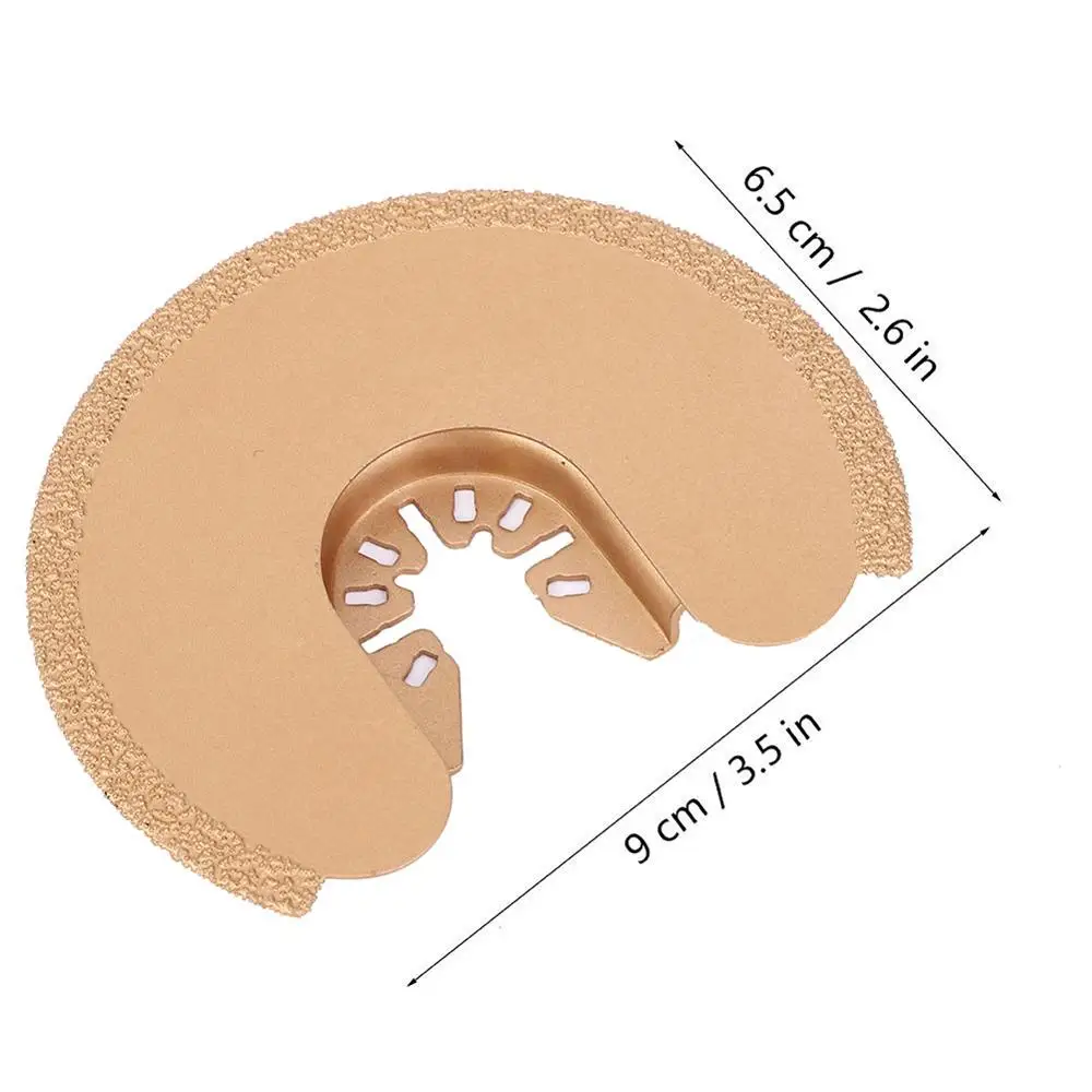 90 мм Алмазный полукруглый Осциллирующий Мультитул пильный диск аксессуары для