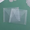 10pcs/set 12x12cm Transparent Plastic Storage Bags For Small Stamps And Dies Organizer Bags Cardstock Crafts Storage Envelopes 4