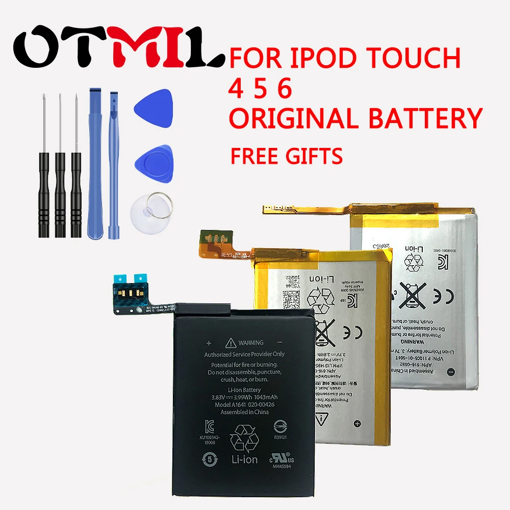 OTMIL для iPod Touch батарея 4 5 6 7 го поколения телефона|Аксессуары внешних