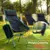 Уличный стул для кемпинга из ткани Оксфорд, портативный складной удлиняющий ульсветильник стул для кемпинга, путешествий, рыбалки, пикника, барбекю, пляжа - изображение