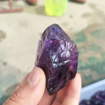

1pc 50g high quality Natural Raw Amethyst Quartz Crystal Tumbled Stones Rough Amethyst Raw Stones for sale