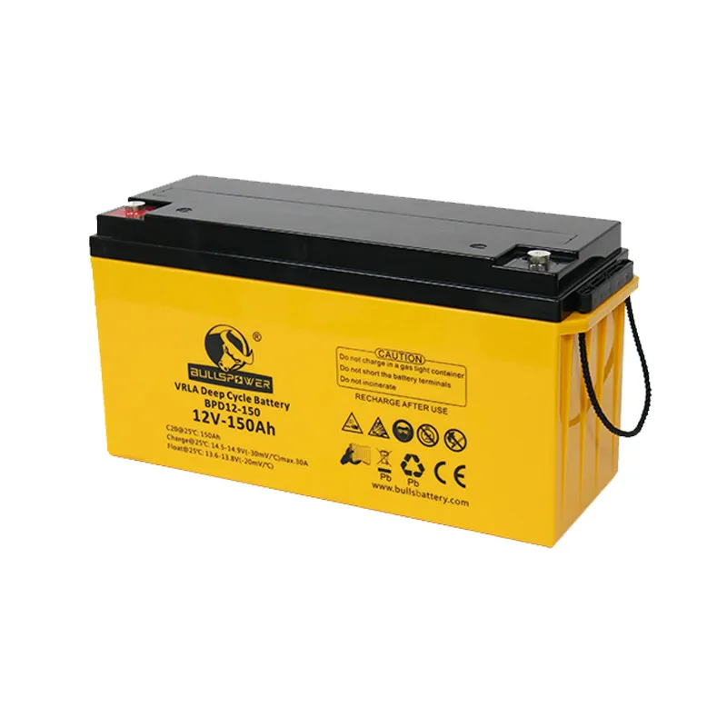 

BULLSPOWER AGM GEL Deep Cycle Battery 12v 300ah 100AH 150Ah 250AH Solar Battery Storage 12v 200ah