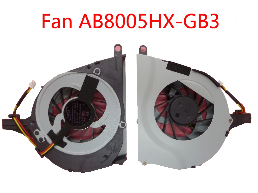 Fan Ноутбук Процессор вентилятор для Toshiba Satellite L650 L650D L655 L655D AB8005HX-GB3 CWBL6A DC5V 0.5A - Цвет: Fan