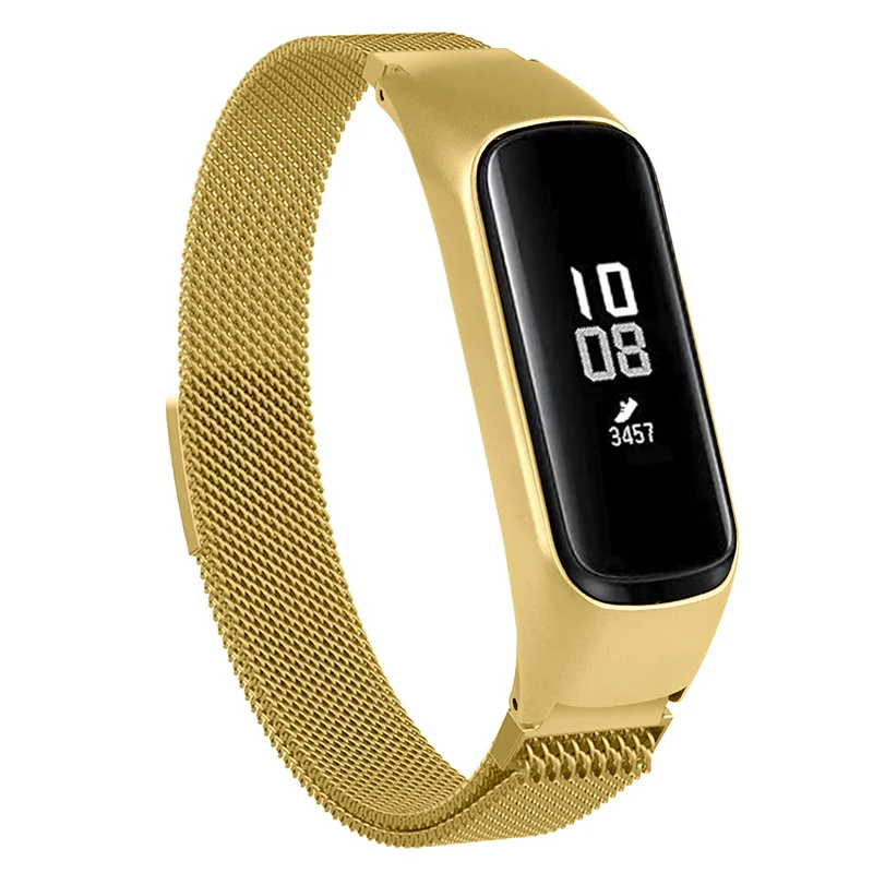 Миланский ремешок для samsung Galaxy Fit-e R375 металлический ремешок для часов Ремешок из нержавеющей стали сменные браслеты браслет 92006 - Цвет ремешка: 1