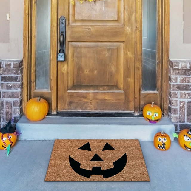 Halloween Extra Large Pumpkins Front Doormat For Entrance Way