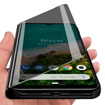 

redmi mi a3 case smart mirror flip case for xiaomi mi a3 a 3 3a 6.088'' book phone couqe on xiomi mia3 case xiaomia3 cover capas
