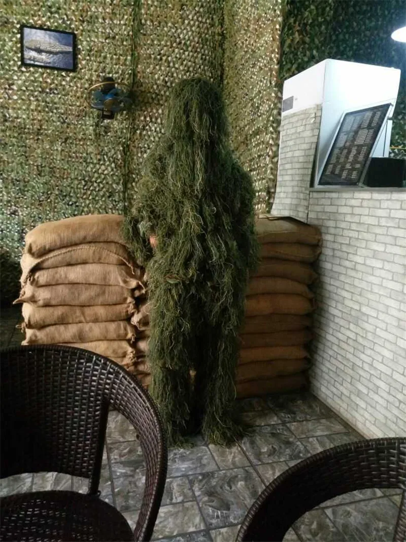  BAG Halloween Game costume Playerunknown Battlegrounds PUBG Ghillie Suit Cosplay costume Camouflage