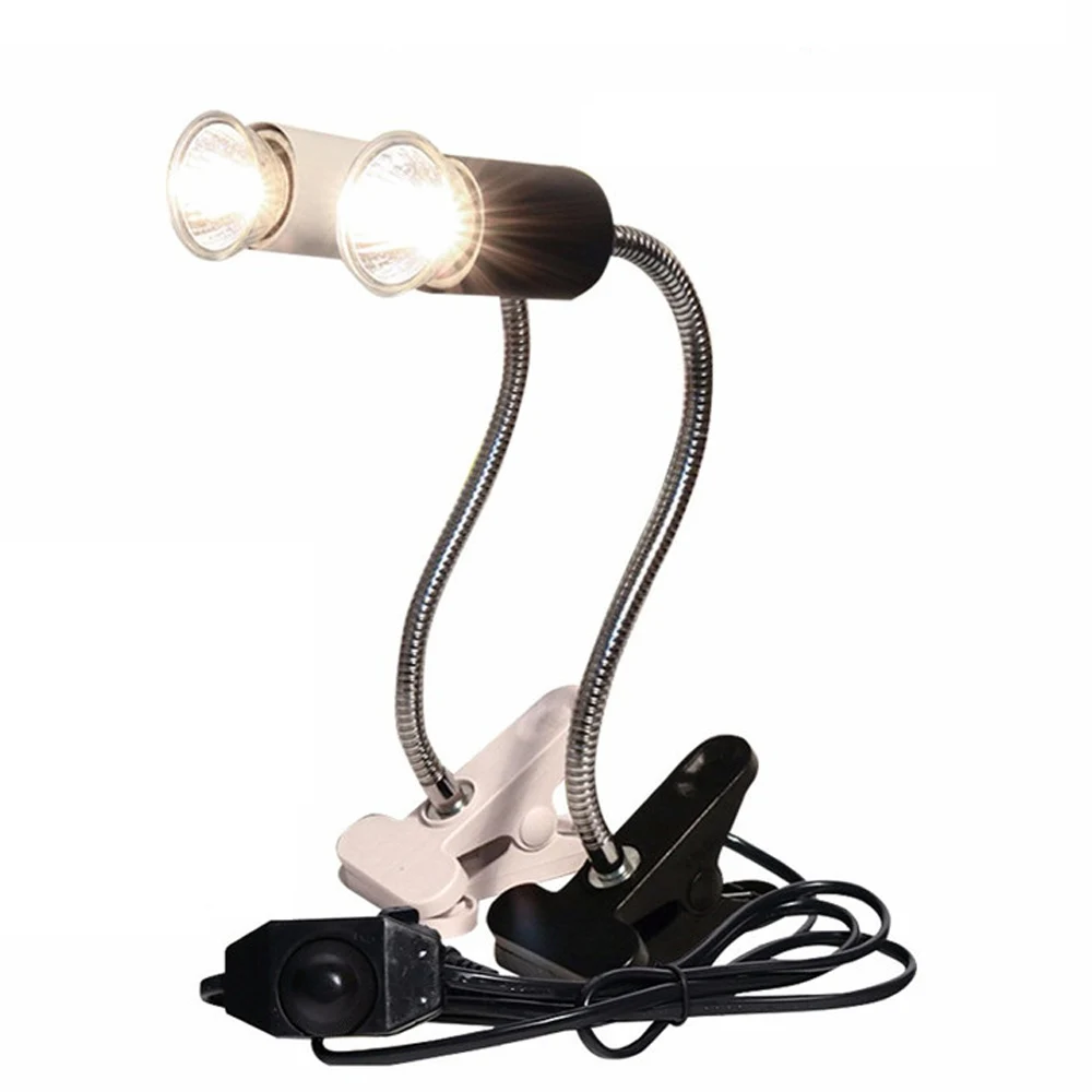 

Reptile UVA UVB lamp with Clip-on Bulb Lamp Holder Kit Turtle Basking UV Heating Lamp Bulb Set Tortoises Lizards Light Lighting