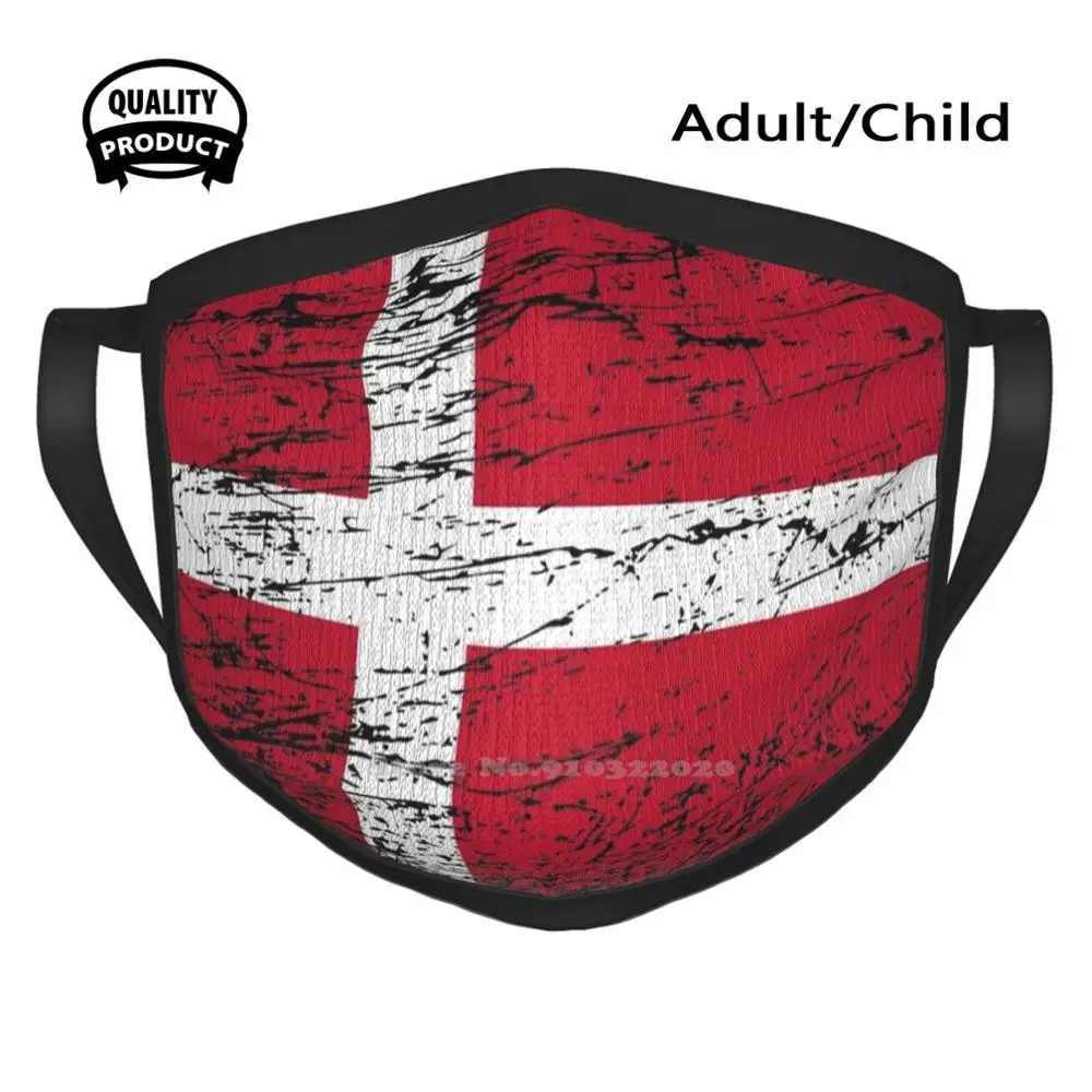 

Denmark Danish Flag Flag Used Look Fashion Men Women Outdoor Sport Mask Mouth Masks Denmark Danish Danish Flag Copenhagen