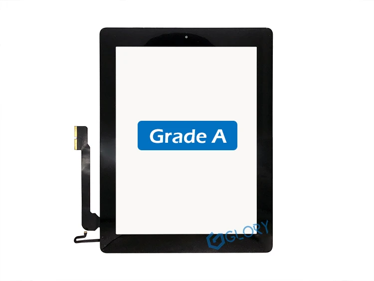 Новый черный, белый цвет сенсорный экран панель для Ipad 4 A1458 A1459 A1460 дисплей планшета спереди стекло EMC 2604 2605