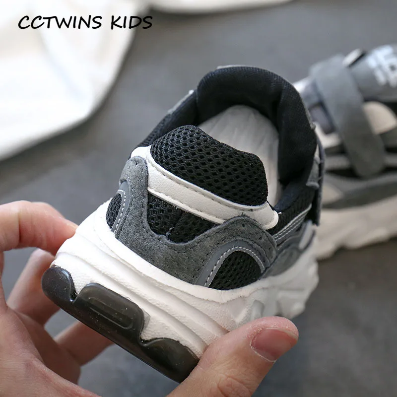 CCTWINS/детская обувь; коллекция года; сезон весна; брендовая повседневная обувь для маленьких девочек; модные спортивные кроссовки для мальчиков; Детские кроссовки из сетчатого материала; FS3207
