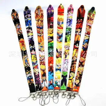 

Dragon Ball Z Cosplay Lanyard Cartoon Keychain Mobile Phone Neck Strap ID Badge Card Holder Accessories Gift