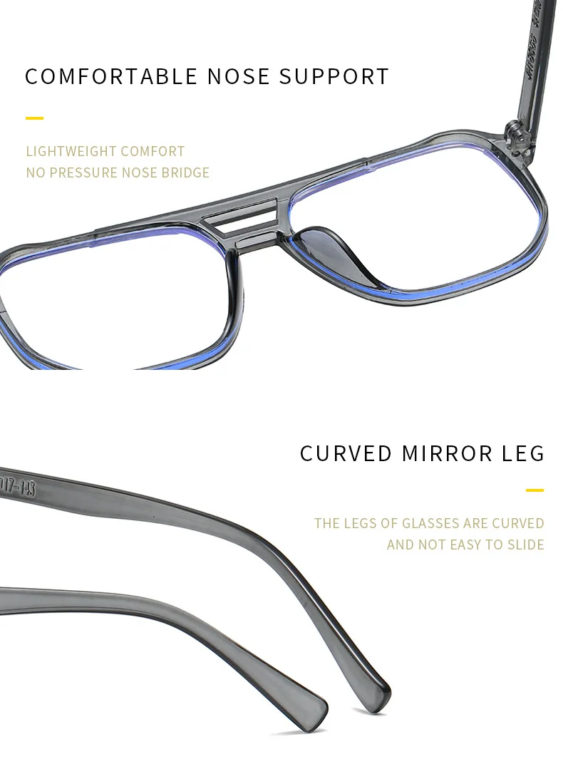 blue light blocking reading glasses Transparent Computer Glasses Frame Women Men Anti Blue Light square Eyewear Blocking Glasses Optical Spectacle Eyeglass blue light glasses women