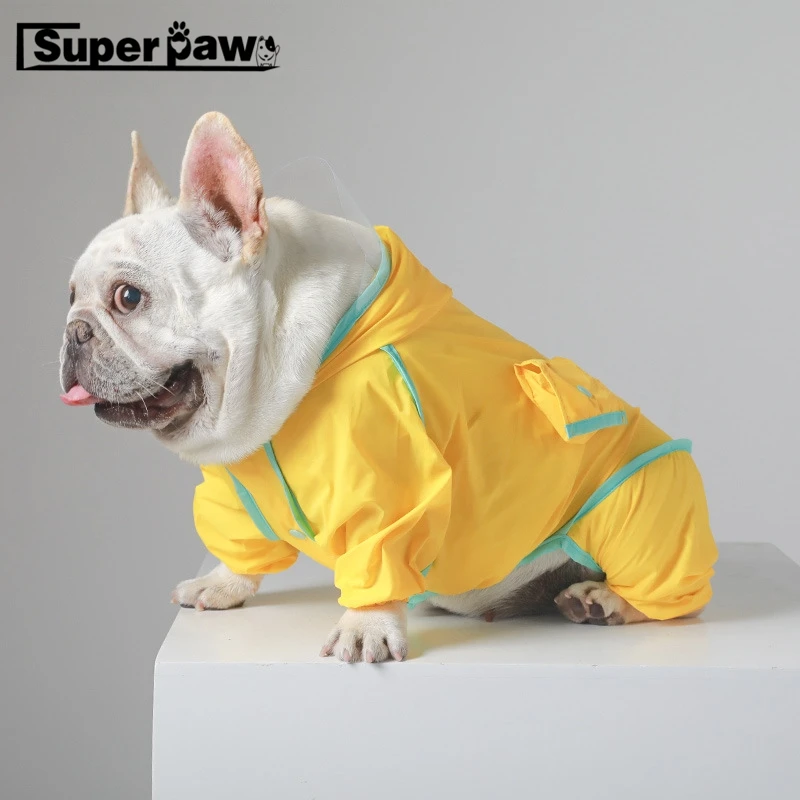 Dogs French Large Costumes Pocket Medium Jacket Ibc09 Dog Clothes Outdoor Pug Pet Small Coat Bulldog Raincoats For Aliexpress Raincoat Dog Waterproof