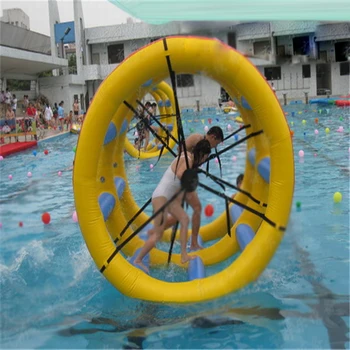 

1PC 2.5M double row the water wheel water drum inflatable water treadmill custom inflatable water toy equipment