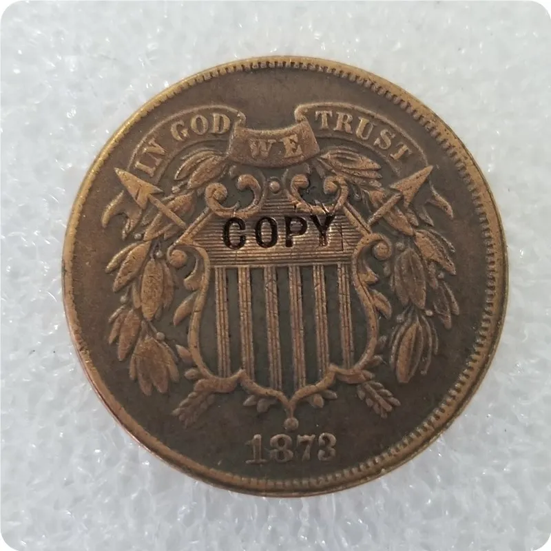 USA 1864-1873 Two Cents COPY COIN - Цвет: 1873