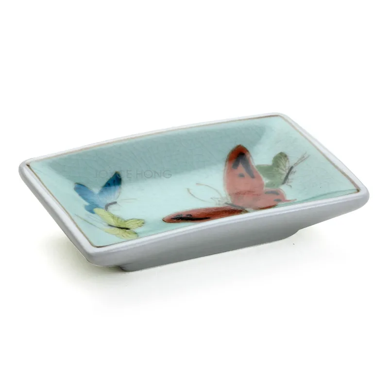 Bathroom Accessory Ceramic Soap Holder Dishes Soap Tray Box for Bathroom,Kitchen Sink,Home Storage Dish