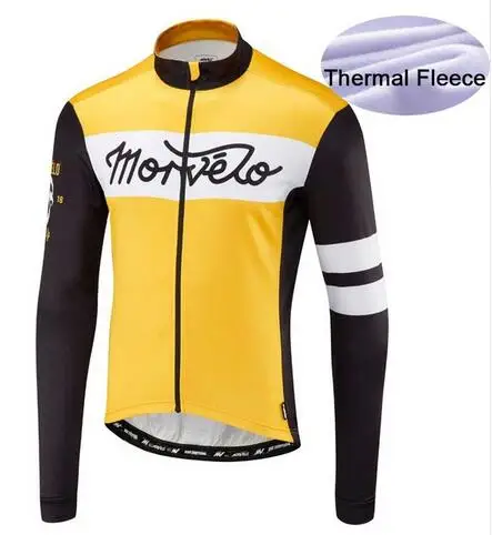 14 Morvelo Зимняя Теплая Флисовая велосипедная футболка Ropa Ciclismo Mtb с длинным рукавом велосипедная одежда для мужчин - Color: 14