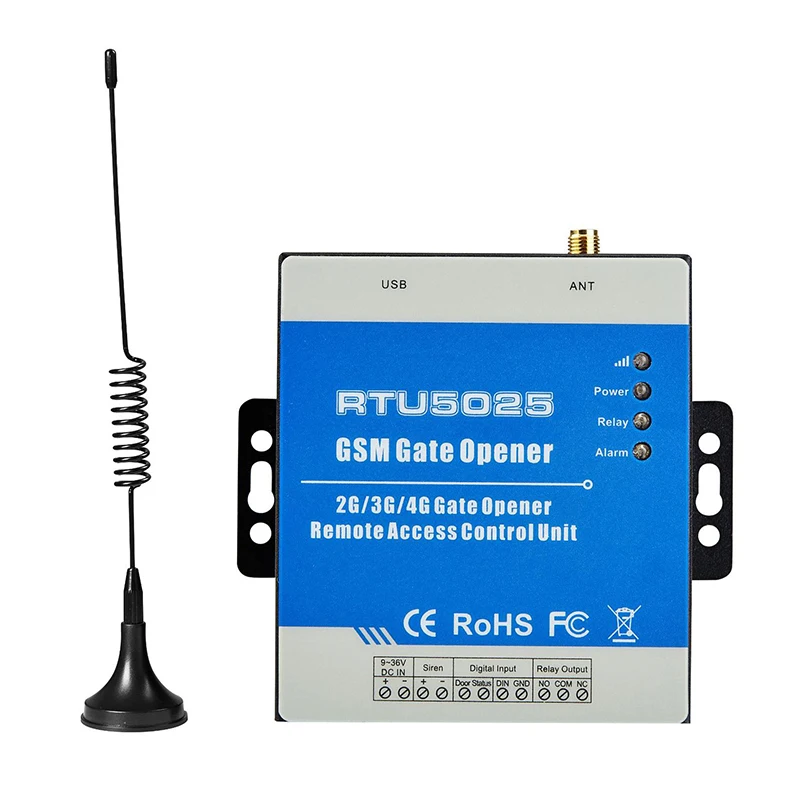 RTU5025 GSM Открыватель ворот реле телефон беспроводной пульт дистанционного управления доступ к двери