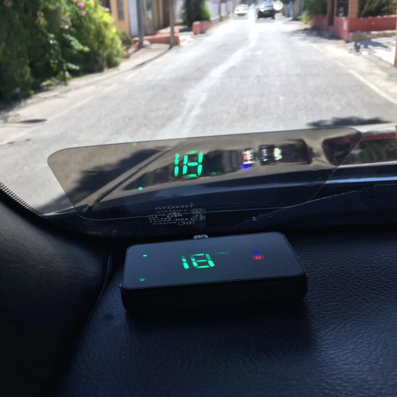 Compatible with All Car Speed GPS Digital Car Speedometer Electronics Head Up Display Auto MPH/KM HUD Windshield Projector Compatible with All Car Speed GPS Digital Car Speedometer Electronics Head Up Display Auto MPH/KM HUD Windshield Projector