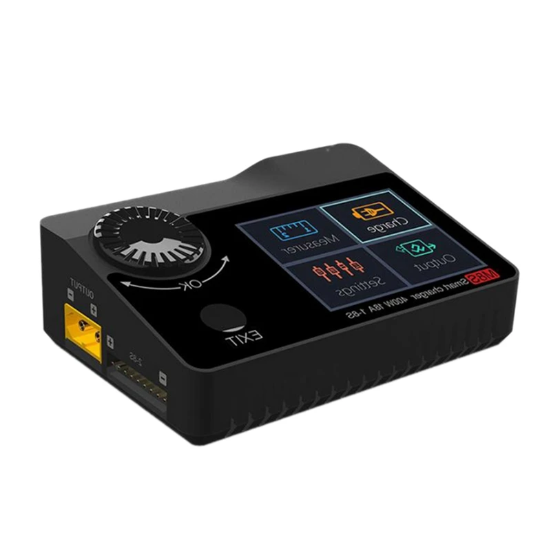 ToolkitRC M8S аккумулятор баланс зарядное устройство разряд цветной экран 400 Вт 18A выход постоянного тока для 1-8S Lipo LiHV Life Lion NiMh Pb EU штекер