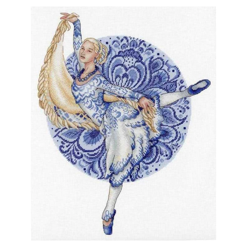 Russian Tradition Dance Swan dance Lady Woman Girl M.P. Studia HB-667