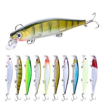 

11cm 13g Sink Minnow Fishing Lure 3D Eyes Hard Bait Crankbait Peche Pesca Artificial Jig Wobblers Fishing Tackle