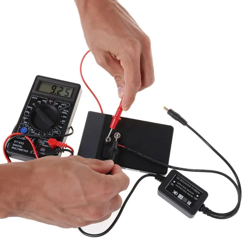 55 см 9 В батарея Eliminator USB 5 в Boost до 9 в кабель для мультиметр микрофон маршрутизатор