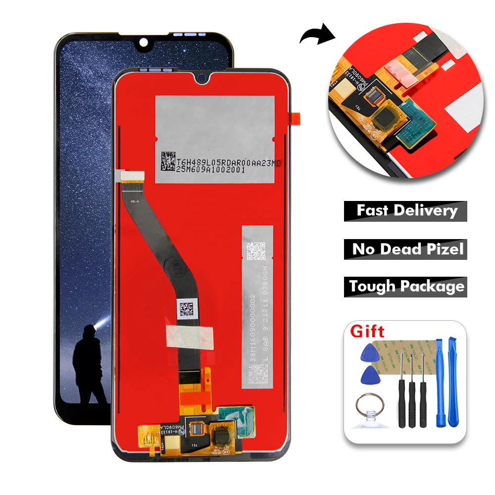 

100% Tested 6.09'' For Huawei Y6 Prime/Pro 2019 Y6 Pro Touch Screen Digitizer LCD Display Assembly Touch Screen LCD