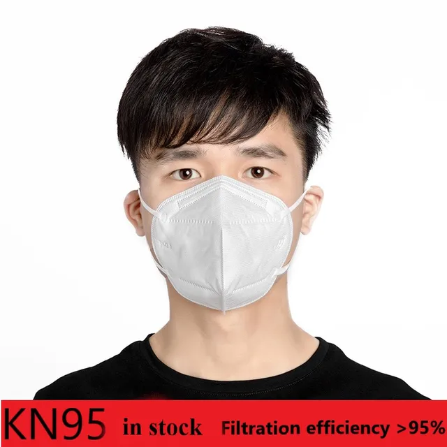 US $8.47  Kn95 Respirator Dust Mask Antivirus Flu Anti Infection PM2.5 Protective Mask Safety Masks Dropshipp