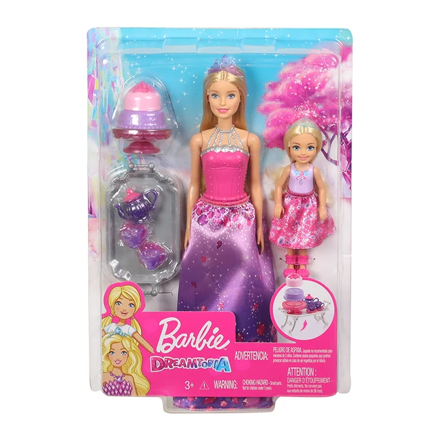 barbie dreamtopia dolls and tea party playset