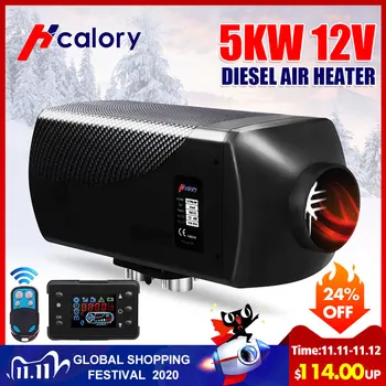 

Car Heater 5KW 12V Air Diesels Heater Parking Heater With Remote Control LCD Monitor for RV, Motorhome Trailer, Trucks, Boats