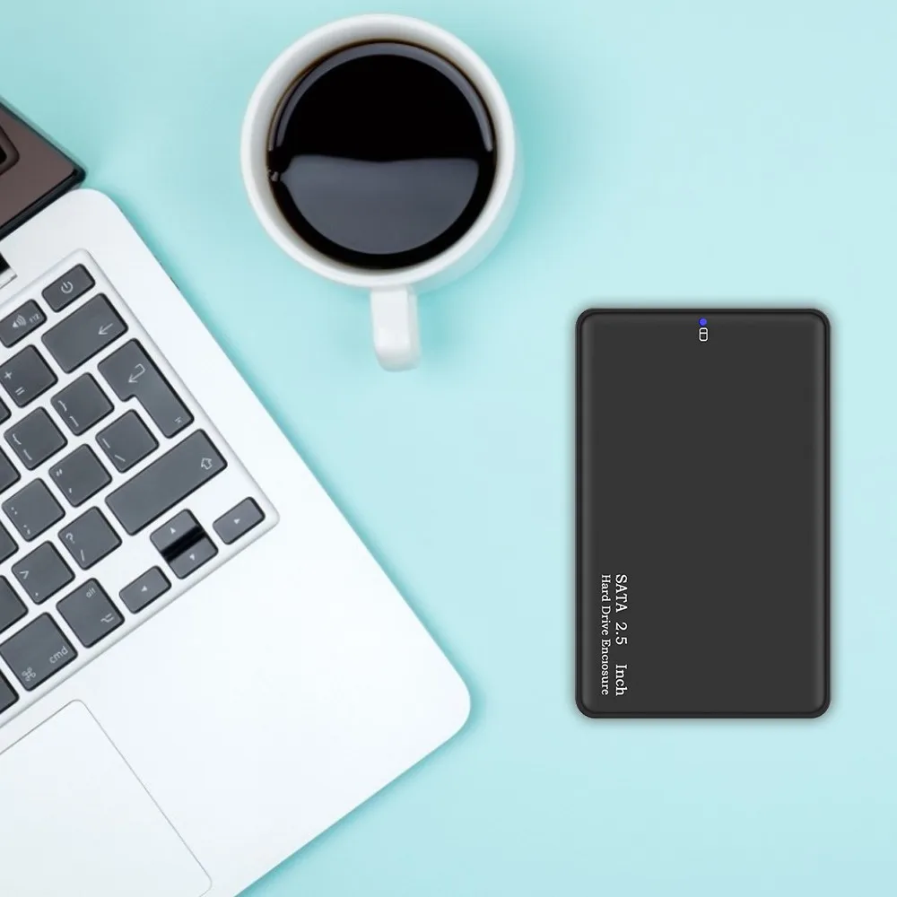 2,5 дюймов SATA USB 3,0 адаптер, не требует применения инструментов, Корпус внешнего жесткого диска оптимизирован для SSD Поддержка UASP SATA