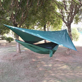 

2 Person With Mosquito Net Outdoor Camping Easy Install Tent Backyard Anti UV Waterproof Lightweight Hiking Portable Hammock