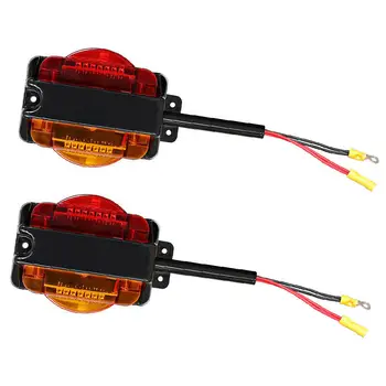 

Truck Trailer Tail 14LED Light Parking Rear Turn Signal Indicator Reverse Lamp, 2PCS
