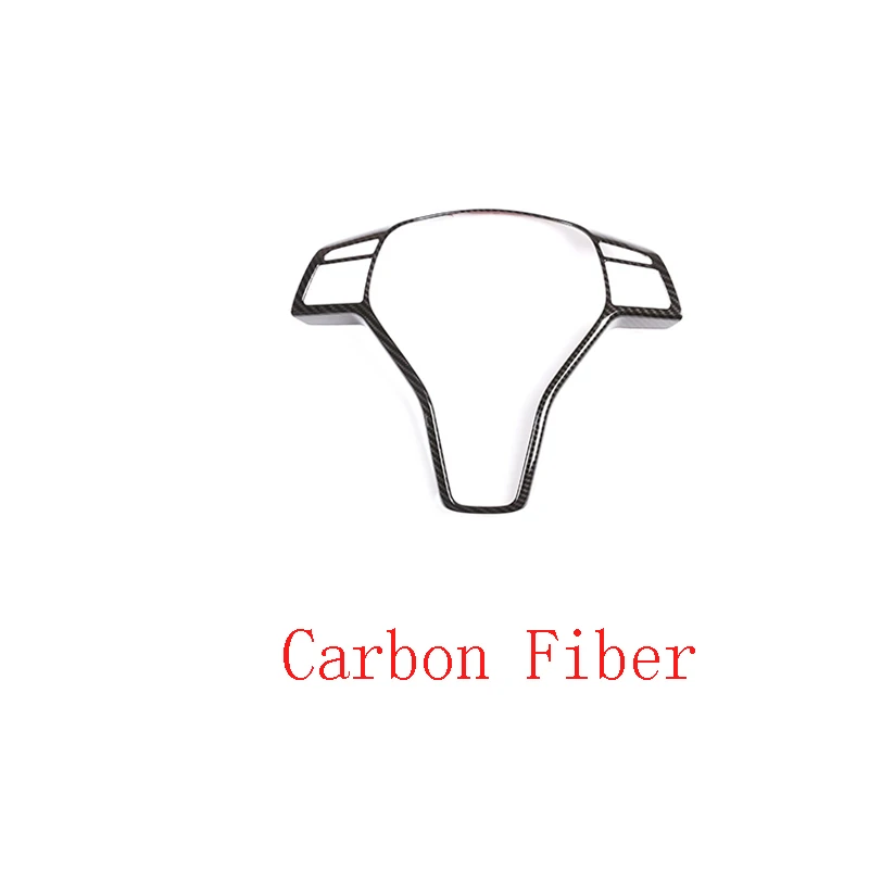 carbon fiber 2 стиля ABS Автомобильный руль кнопка украшения Рамка Накладка для Mercedes Benz E класс W212 e180l E260 E300 2011- Аксессуары - Название цвета: carbon fiber