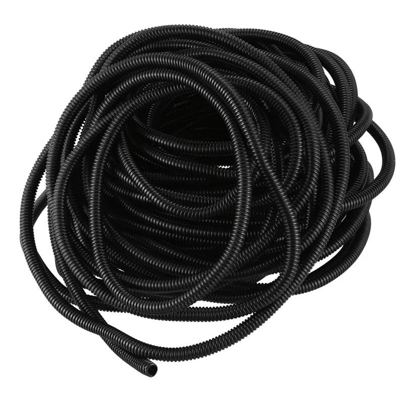 

Hot Sale 100 Ft 3/8 inch Split Wire Loom Conduit Polyethylene Tubing Black Color Sleeve Tube