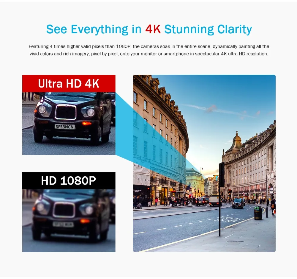 ANNKE 4K Ultra HD 8CH DVR комплект H.265 CCTV камера система безопасности 8MP система видеонаблюдения ИК Открытый ночное видение комплекты видеонаблюдения