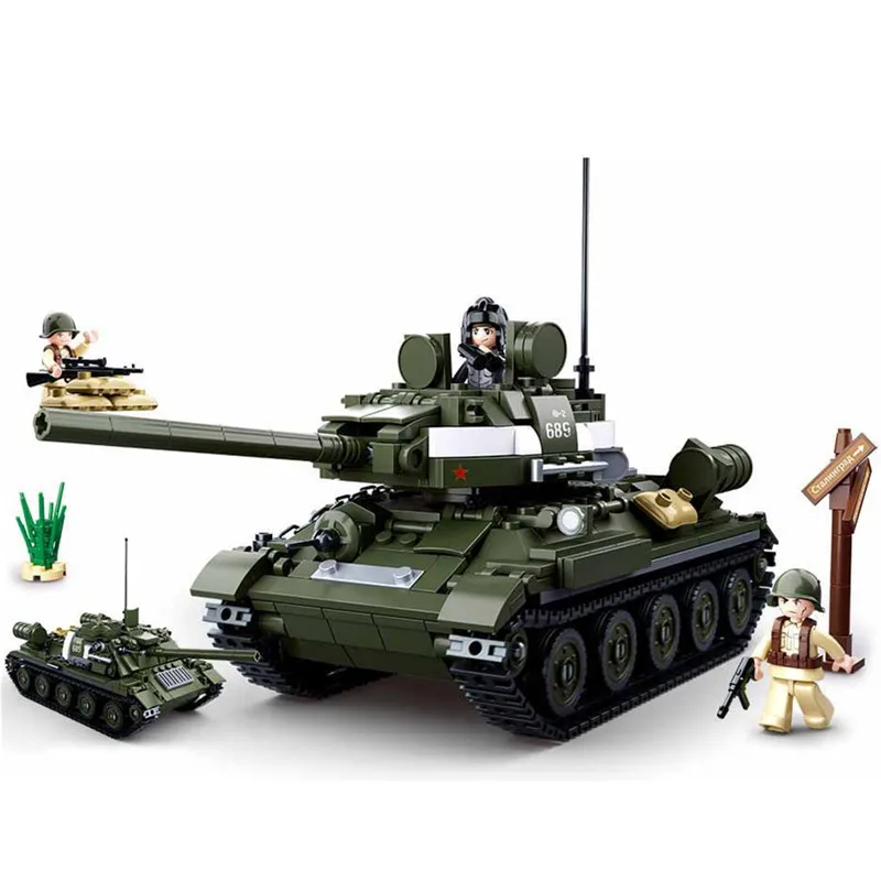 

Car Tank Aircraft Legoed Model Assembling Bricks Building Blocks Kit DIY Education Christmas Gifts Toys Wholesale