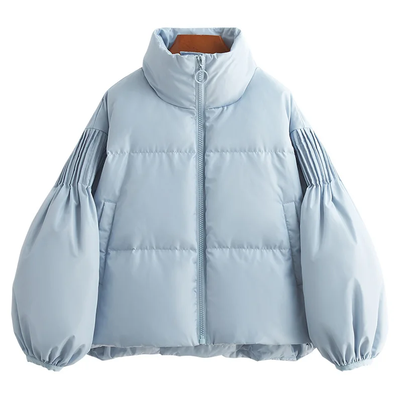 

New Fault Code Winter Keep Warm Loose Coat Routine Self-cultivation Stand Lead Down Jackets