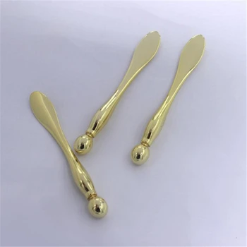 

Cream Mixing Spatula Scoop Gold Alloy Metal Cosmetic Spatulas Facial Mask Spoon Anti Wrinkle Massage Sticks Makeup Tools