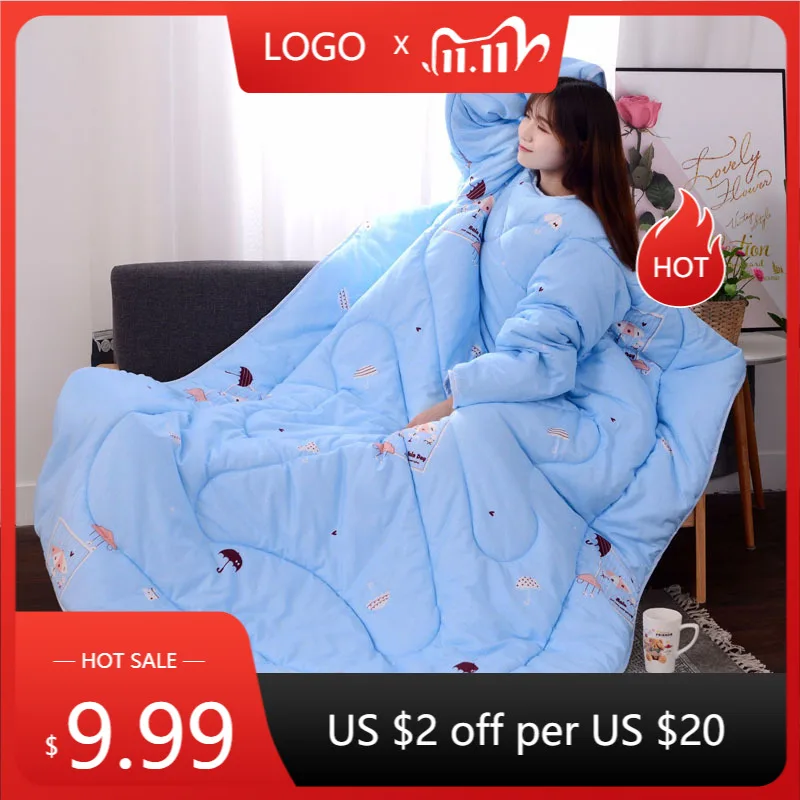 Winter Christmas Blanket Sweatshirts Oversized Hoodies Giant For Women