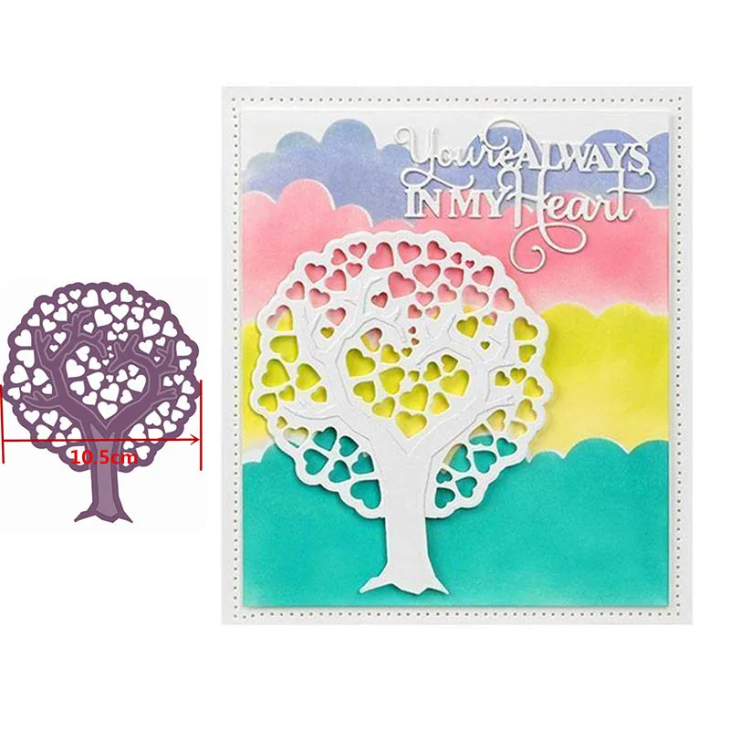 

Caring Tree Cutting Dies Stencils For DIY Scrapbooking Paper Anniversary Card Craft Dies Embossing Die Cuts New 2019